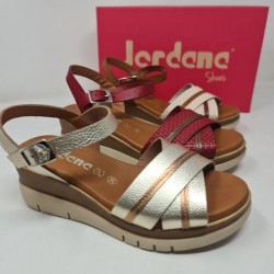 Sandalia Piel Cruzada Jordana Mod 4196