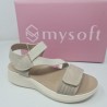 Sandalia Comodisima Mysoft Mod 26M362