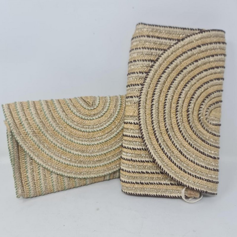 Bolso Sobre Rafia Mod  Hczz-0010 Kelvin