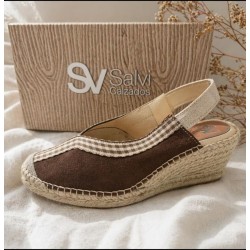 Esparteña Cacao Vichy Salvi 333-016