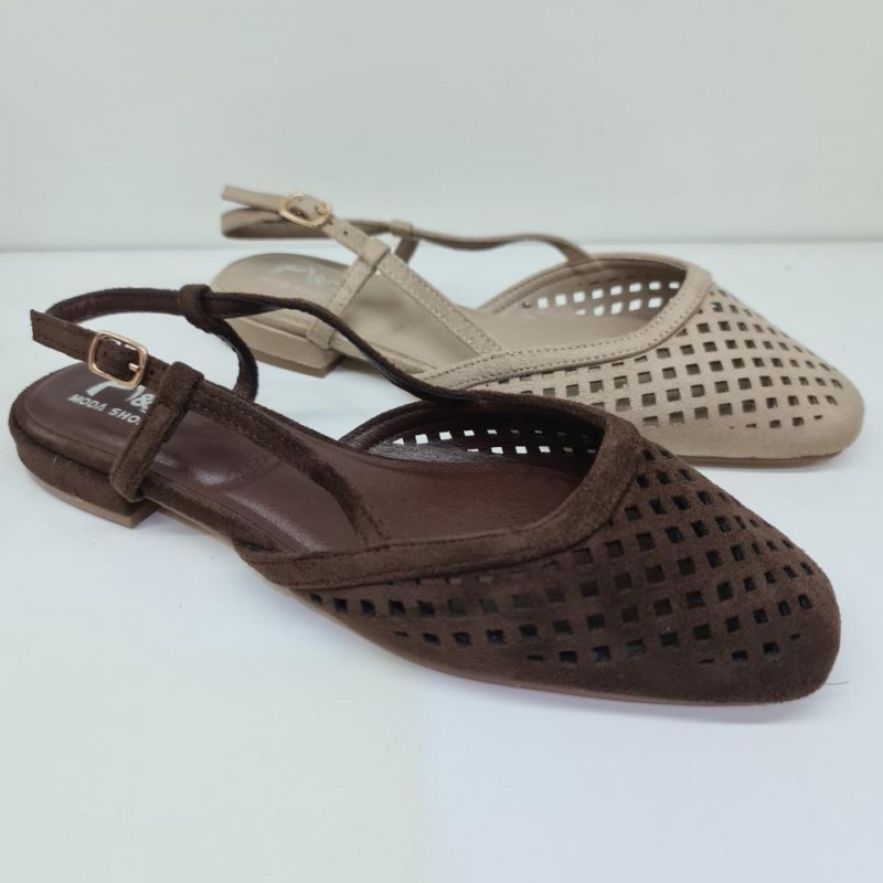 Zapato Plano Picado Mod  Yz25-101 Ayd