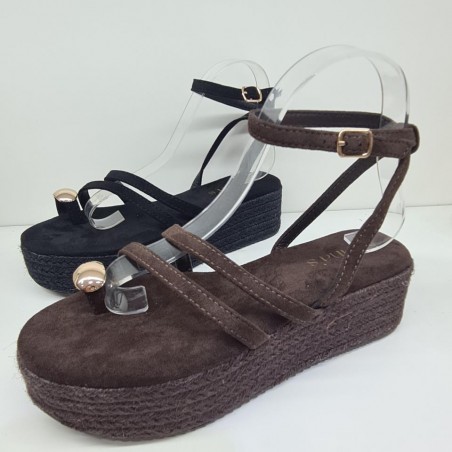 Sandalia Tiras Dedo Mod  6023 Tina´s 