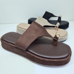 Sandalia Plataforma Dedo Buenarotti Mod HG5683