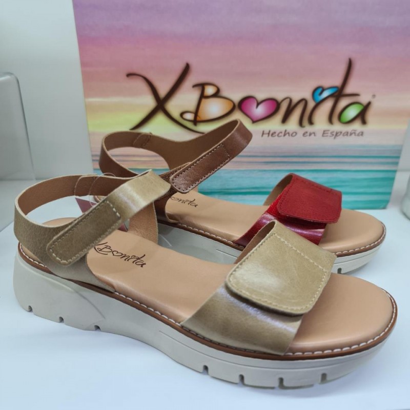 Sandalia Velcro XBonita Mod 4470