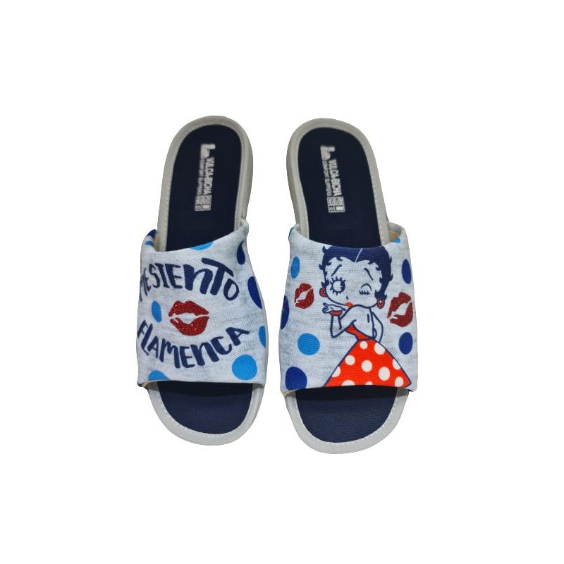 Zapatilla De Casa Me Siento Flamenca Mod  1911 Vul