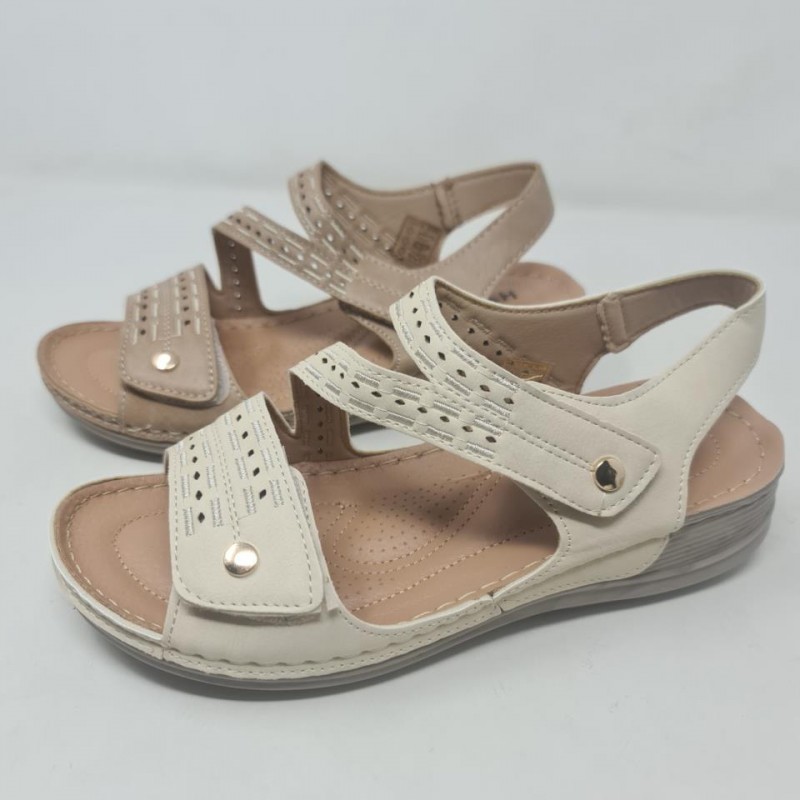 Sandalia Velcro Comodona Hira H5016