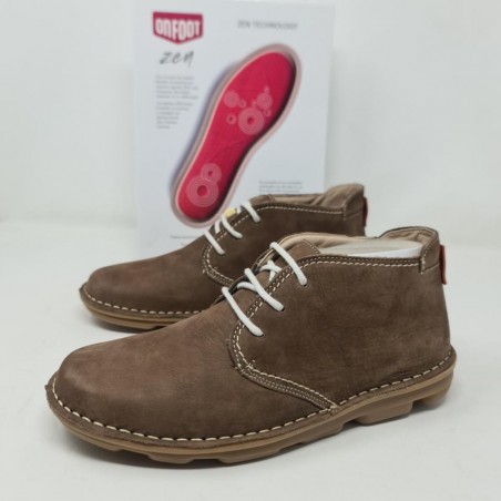 Bota Cordones Nobuck Onfoot OF7040