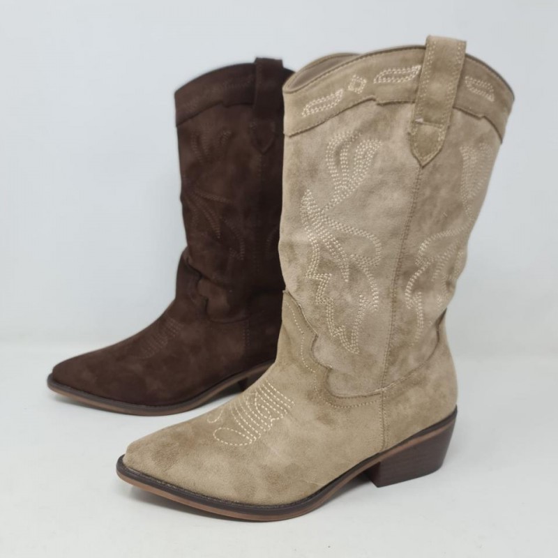 Bota Cowboy Alta Moda Mod K5093