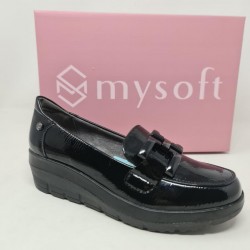 Mocasín Eslabón Cuña Mysoft 26M585