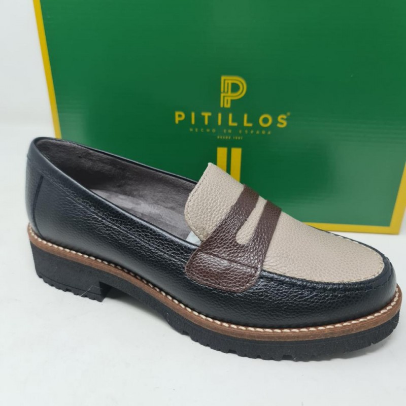 Mocasín Antifaz Combinado Pitillos 11564