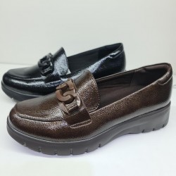 Mocasín Eslabón Charol V&D 2726