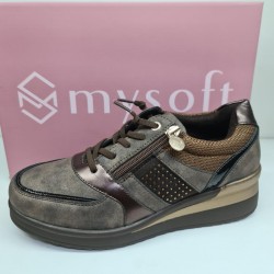 Zapato Casual Cremallera Mysoft 26M578