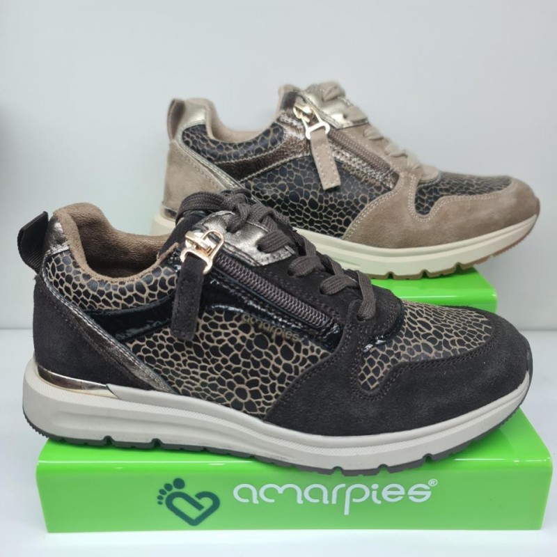 Deportiva Casual Piel Amarpies Mod ATW31252