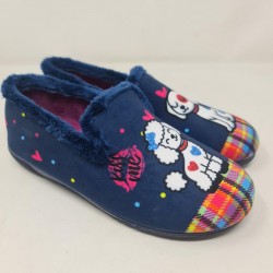 Zapatilla Cerrada Plana Marino Alcade 6200