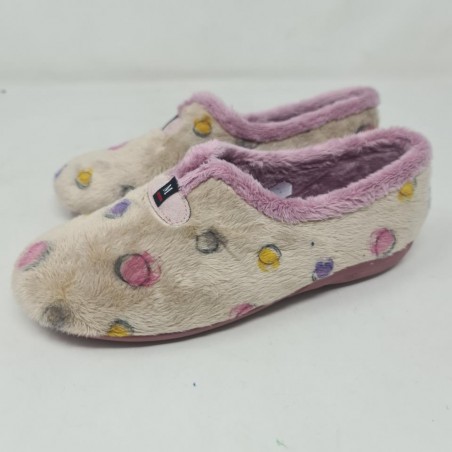 Zapatilla Cerrada Circulos Muyter Mod 371