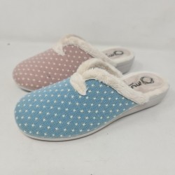 Zapatilla Destalonada Punto Muro 6304