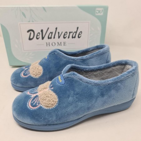 Zapatilla Cerrada Mariposa De Valverde Mod 1209
