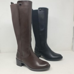 Bota Alta Lisa  Elásticos Mod  2606  Prisska
