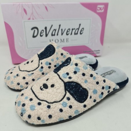 Zapatilla Plana Perrito De Valverde Mod 6095