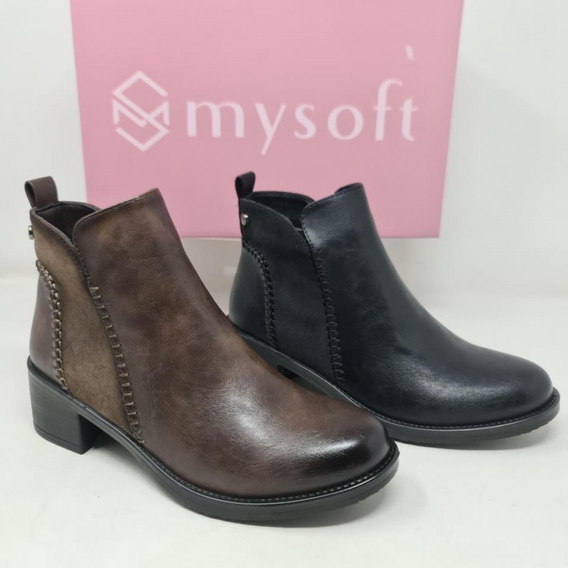 Botín Cremallera Mysoft 26M680