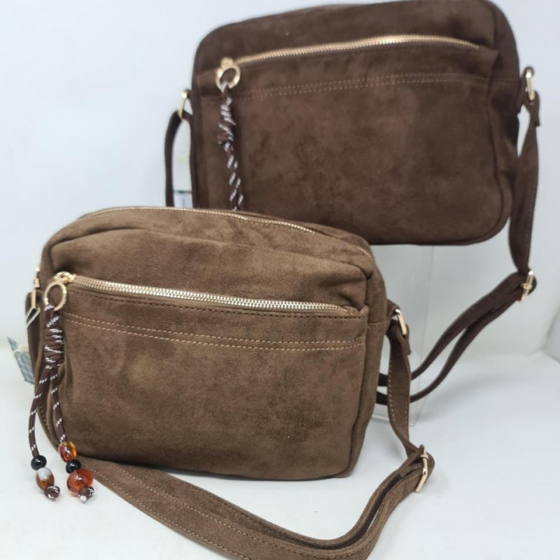 Bandolera Cremalleras Lisa Mod  KMV309594
