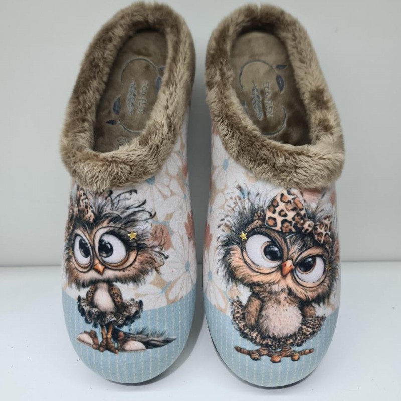 Zapatilla Destalonada Búho Eco-Flex