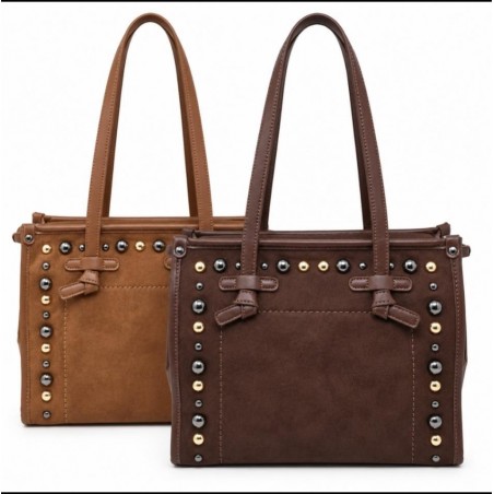 Bolso De Hombro Tachas 29072