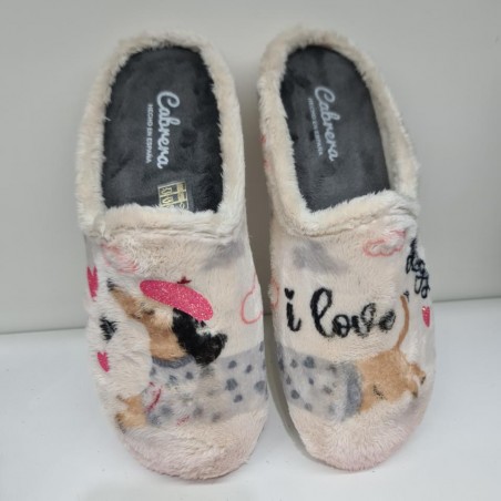 Zapatilla Perro Salchicha Mod 3247