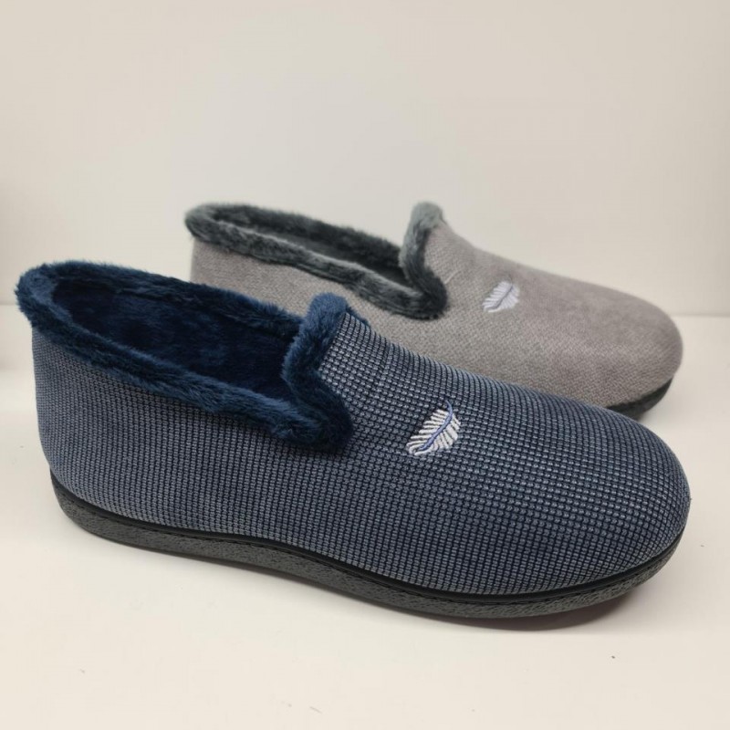 Zapatilla De Casa Cerrada Mod  12026 Eco Flex