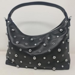 Bolso de Hombro Napa Tachas 28938