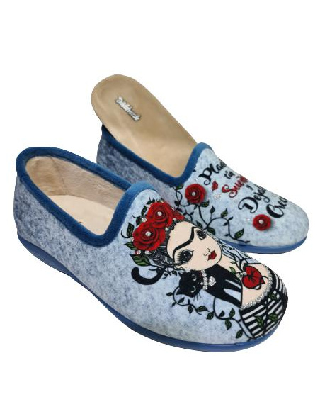 Zapatilla Cerrada Frida DeValverde Mod 6037SLL