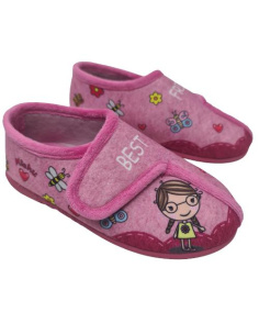 Zapatilla niña Velcro Mod  7081
