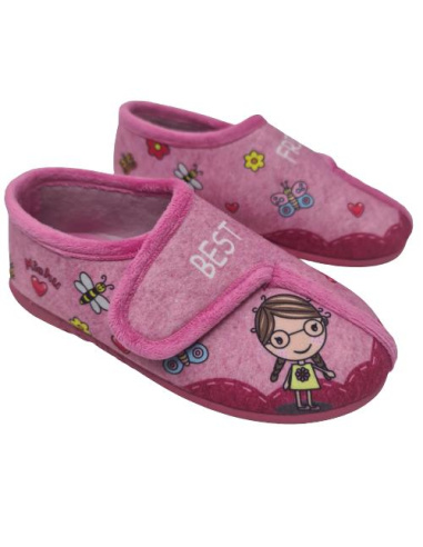 Zapatilla niña Velcro Mod  7081
