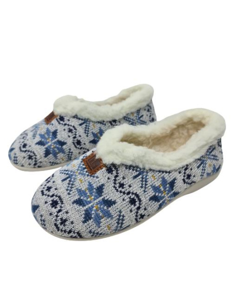 Zapatilla De Casa Cerrada Norteñas Mod  36-325 
