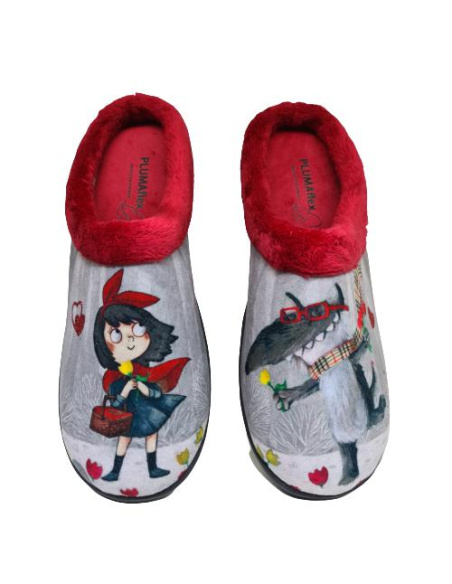Zapatilla Caperucita Pluma Flex By Roal 12213
