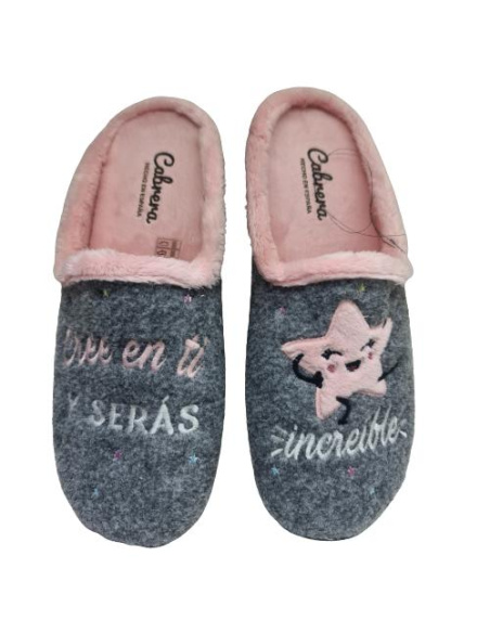 Zapatillas De Casa Cree en ti     Mod  3119 Cabrer