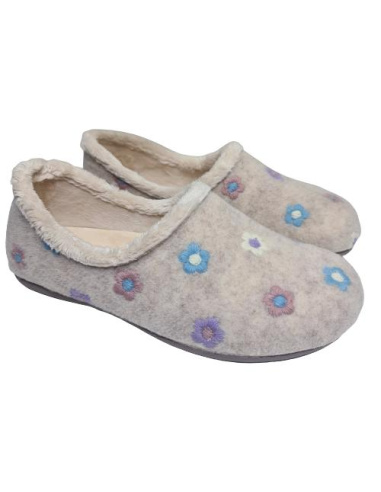 Zapatillas Cabrera Flores Cerrada Mod  3105 