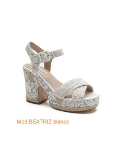 Sandalia Novia Mandarina  Modelo Beatriz
