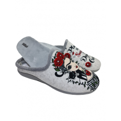 Zapatilla Descubierta Frida DeValverde Mod 6040SLL