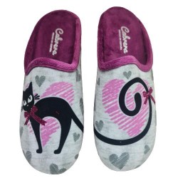 Zapatilla De Casa Gato Mod  3115 Cabrera