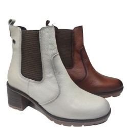 Bota Piel Tipo Chelsea Kaola Mod 9223