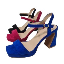 Sandalia Ante Tacón Mod  Wxl638