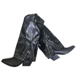 Bota Cowboy Solapa Tachas Flyfor JH28038