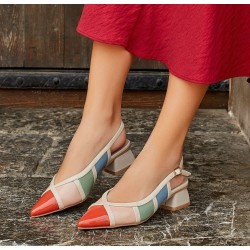 Zapato Charol MultiBeige Mod. DB-3471 Buonarotti