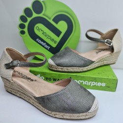 Cuña Yute Kaki Mod  ACX26483  Amarpies