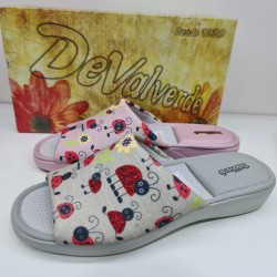 Zapatilla De Casa Mariquitas Mod. 1570 Devalverde