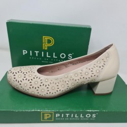 Stiletto Pitillos Tacón Medio Mod 11131