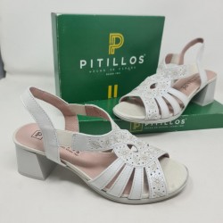 Sandalia Pitillos Adorno Láser Mod 11211