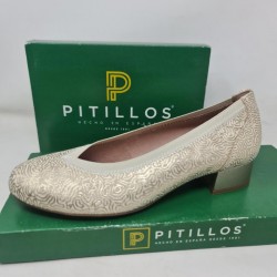 Stiletto Pitillos Tacón Bajo Pitillos Mod 11122